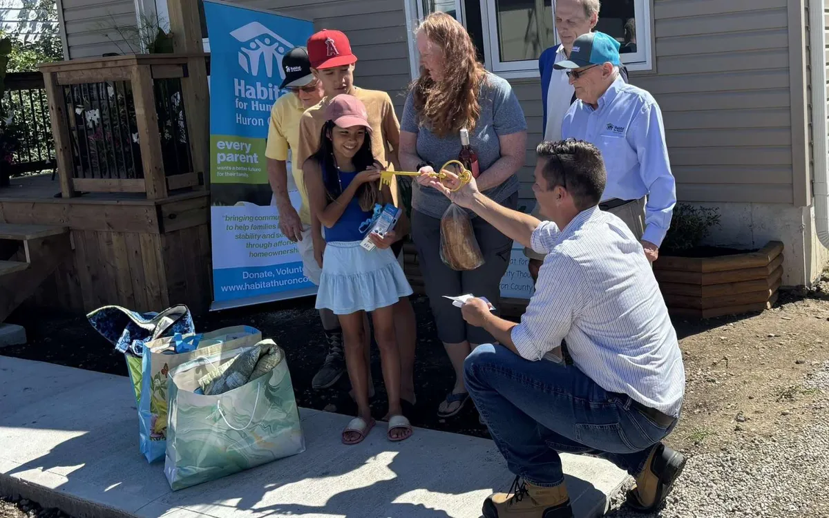 Habitat Huron County Celebrates Key Ceremony in Goderich